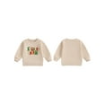 thumbnail image 2 of Kids Toddler Girls Boys Sweatshirt, 6 12 18 24 Months 2T 3T 4T 5T 6T 7T 8T 9T 10T 11T Long Sleeve Crew Neck Embroidery Letters Gingerbread Man Hoodie Pullover Christmas Costume for Boys Girls, 2 of 9