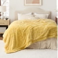 thumbnail image 1 of Manta polar Bedsure, tamaño king, gruesa y suave, sherpa, color amarillo, 274 x 229 cm, 1 of 9