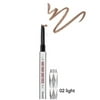 benefit goof proof brow grow super easy brow filling and shaping pencil travel size - 02 light 0.11 g / 0.003 oz by benefit cosmetics
