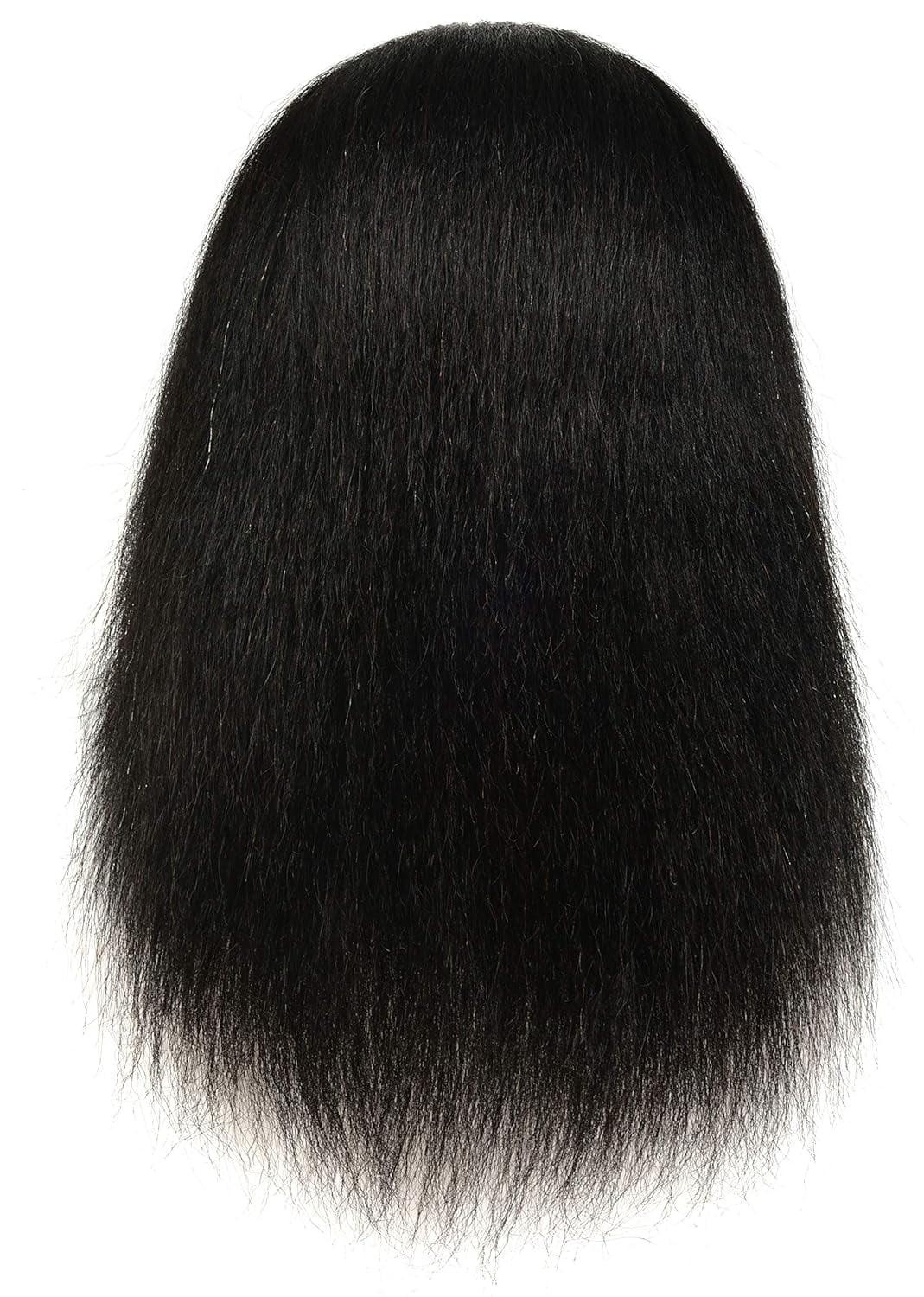 RYHAIR African American Mannequin Head 100% Human Hair for Practice Braiding Styling Cosmetology Barber Training with Stand