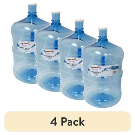 (4 pack) American Maid 5 gal Water Bottle, BPA Free, Durable, for Top and Bottom Load Water Dispensers