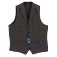 thumbnail image 1 of Gioberti Men's 5 Button Tailored Collar Slim Fit Formal Herringbone Tweed Suit Vest, 1 of 3