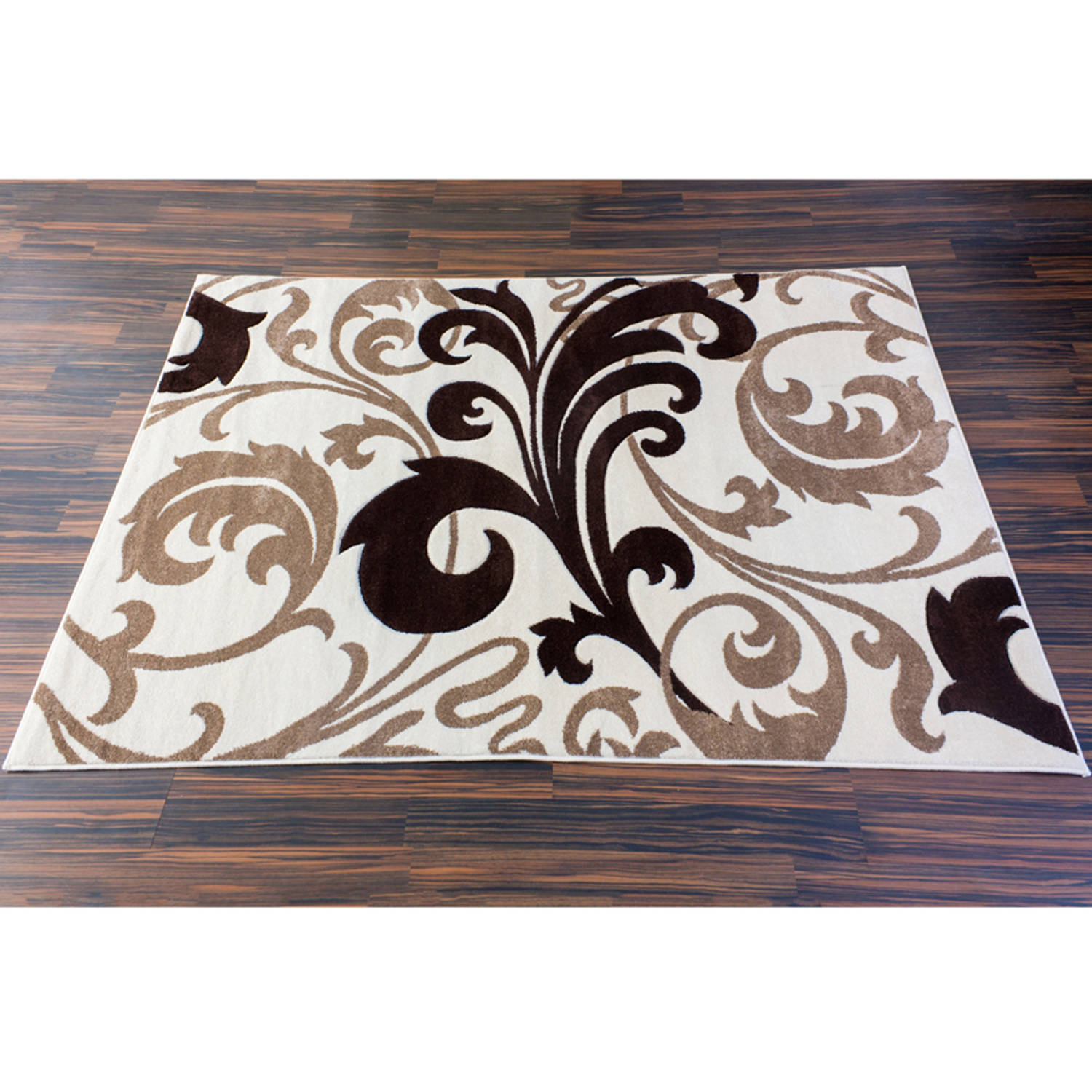 Well Woven Ruby Leslie Fleur De Lis Geometric Area Runner Round