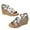 Silver, variant on Agkizg Summer Wedge Sandals for Women Open Toe Thick Soles Slide Sandals Casual Slippers Beach Sandals Comfortable Shoes Black, Size 5.5