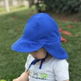 thumbnail image 4 of Tosmy Kids Sun Hat For Boys Girls Kid's Solid Color Sun Hat Wide Brim Upf 50+ Hat For Toddler Adjustable Bucket Hat Fashion, 4 of 4