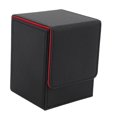 thumbnail image 2 of 100 Card Holder Box with PU Leather, Scratch , Wearproof,  Closure, Suitable for Tabletop Storage, Ideal Gift for Collectors, 2 of 8