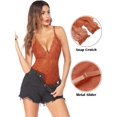 thumbnail image 4 of Avidlove Lingerie for Women Sexy Lingerie Bodysuit One Piece Underwear(Orange,M), 4 of 4