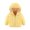 Yellow, variant on Odeerbi Kids Heavy Coat Winter Warm Padded Coats Toddler Baby Boys Girls Autumn Cotton Padded Jacket With Velvet Lining Hooded Zipper Coat Black