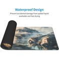 thumbnail image 4 of Large Mouse Pads Anime Landscape Mountain Wilderness Wonderland Non-Slip Rubber Base Gaming Mousepad, Keyboard and Mouse Pad with Stitched Edges,PC Desk Mat for Game,Work,Office(31.5"*11.8"), 4 of 5