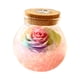 thumbnail image 2 of Rosa preservada en botella de vidrio con luz LED | Decoración floral eterna para dormitorio, sala de estar o escritorio | Regalo romántico para San Valentín, cumpleaños y Navidad., 2 of 6