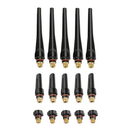 

15Pcs 57Y02(Long) 57Y03(Medium) 57Y04(Short) Back Caps for TIg Welding Torch WP-17/18/26