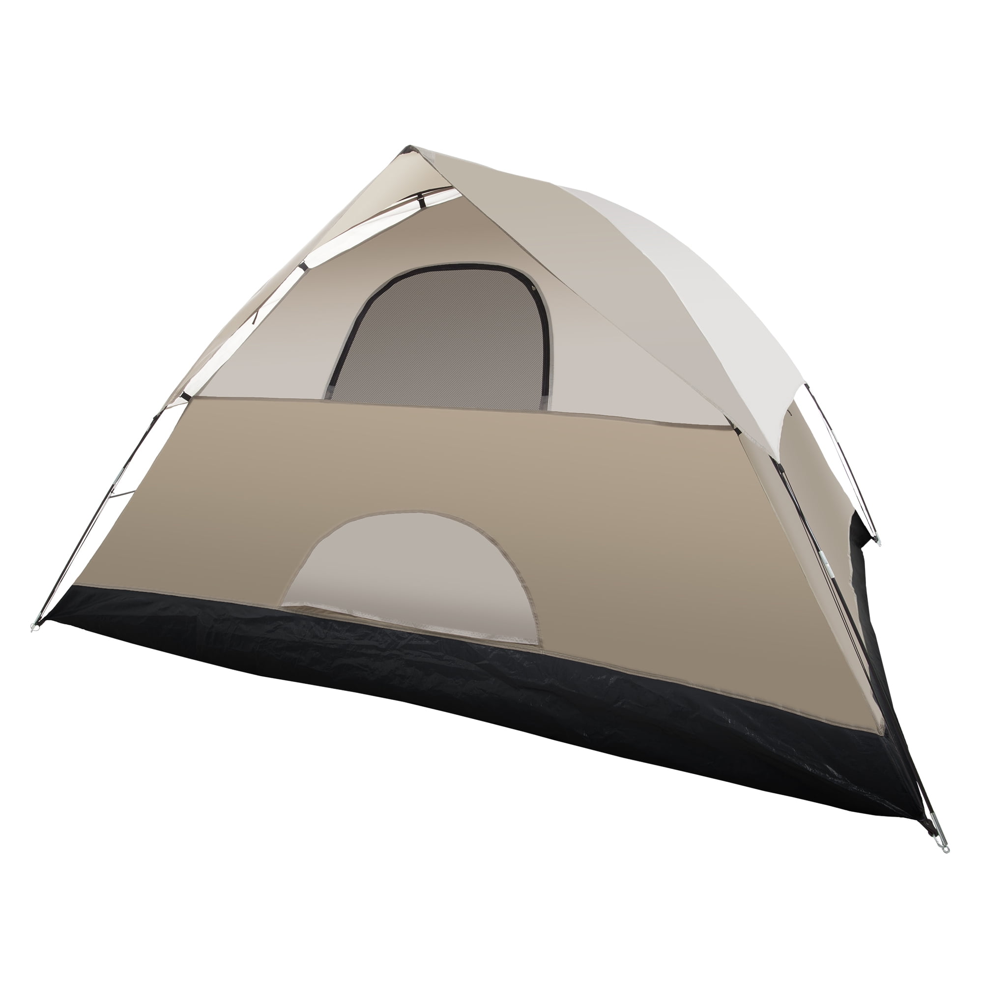 4-Person Tent, Water Resistant Dome Tent for Camping With Removable Rain Fly And Carry Bag, Rebel Bay 4 Person Tent By Wakeman Outdoors