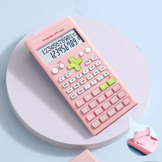 COM1950s Scientific Calculator, 240 Functions with Flip Cover for College Students and Accounting Professionals, Dual Power Desktop Calculator with 10+2 Digit Display for Exams and Business Use