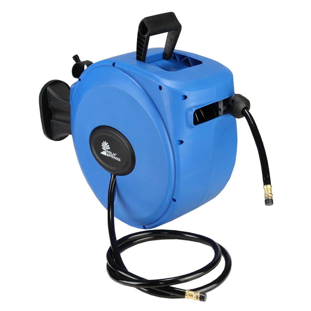 Palm Springs 65ft Retractable Air Hose Reel Wall Mounted with 180