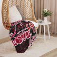 thumbnail image 4 of Love Love Love Sherpa Blanket, 4 of 6