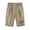 Khaki, variant on Frostluinai Plus Size Bermuda Shorts For Women'S Comfy Paperbag Shorts Elastic Waist Knee Length Workout Shorts Casual Printed Linen Shorts Army Shorts With Drawstring&Pockets Biker Shorts