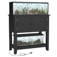 thumbnail image 5 of 20-29 Gallons of Aquarium Bracket with Charging Station and 660 Pounds of Heavy Fish Tank Bracket with Door for Storing Reptile Turtle Tanks, 5 of 7