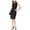 Black - deepblack, variant on I.N.C Womens Keyhole Sheath Dress, Black, Medium