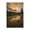 Golden Autumn Lake Sunset, variant on Stupell Industries Rustic Lodge Mountains Reflecting Rustic Lake Black Floating Frame Canvas Art, 17 x 25, by Petals Prints Design