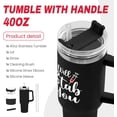 thumbnail image 2 of Nurse Gifts I Will Stab You Tumbler with Handle 40oz Stainless Steel Insulated Coffe Cup Funny Nurse Week Gifts, Nursing School Graduation, Appreciation Gifts for RN Nurses, 2 of 6