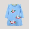 thumbnail image 4 of Jamsmile Toddler Girls Dress Autumn Knitted Bunny Embroidery Party Gown Dresses Casual Kids Girls Princess A-Line Sundress, 4 of 6