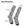 thumbnail image 2 of Naloa Daisies Flowers Thigh High Socks Extra Long Stretchy Sock Women Over Knee High Opaque Stocking Daily Wear, 2 of 6