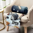 thumbnail image 3 of Hockey Season - Personalized Hockey Blanket, 3 of 6