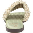 thumbnail image 3 of Sam Edelman Elijah Pistachio Se Jewel Detailed Open Toe Slip On Flats Sandals (Pistachio Se, 8), 3 of 6