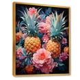thumbnail image 2 of Designart "Whimsical Tropics With Colorful Pineapple Fruits I" Pineapples Floater Framed Canvas Prints, 2 of 5