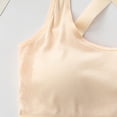 thumbnail image 5 of UQJfacai Girls Sports Training Bra Kids Athletic Cross Back Seamless Padded Bras Camis Dance Yoga Crop Tops 5-15 Years, 5 of 6