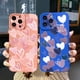 thumbnail image 2 of Para POCO X4 Pro M4 M3 5G X3 NFC GT F3 C55 Pareja Corazón Borde Cuadrado Cubierta Completa Len Funda Protectora, 2 of 4