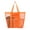 Orange 1, variant on Xinyolin Mesh Beach Bag with Zipper Large Capacity Beach Tote Foldable Design Waterproof Sand-proof Pool Bag with Pockets