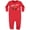 Red, variant on Born to Race Red Race Car Baby Fleece Romper