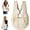 White, variant on Carry Small Dogs and Cats for Versatile Pocket Portable Pet Front Backpack, Reducing Back Pain, for outings,Travel, cat Sling Carrier(RL)