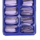 thumbnail image 4 of 100Pcs Acrylic Nail Art Tips Set Pure Color Full Cover Artificial Press on Fake Nails13, 4 of 5
