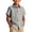 Grey, variant on Boys Button Down Chambray Shirts Casual Short Sleeve Cotton Linen Shirt with Pockets for Kids 1-11 Years Blue
