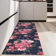 thumbnail image 4 of Pioneer Flower Floral Print Pattern Kitchen Rug Mat,Kitchen Runner Rugs Non Skid Washable,Decorative Kitchen Floor Mats for Kitchen,Sink,Laundry,17"X47", 4 of 5