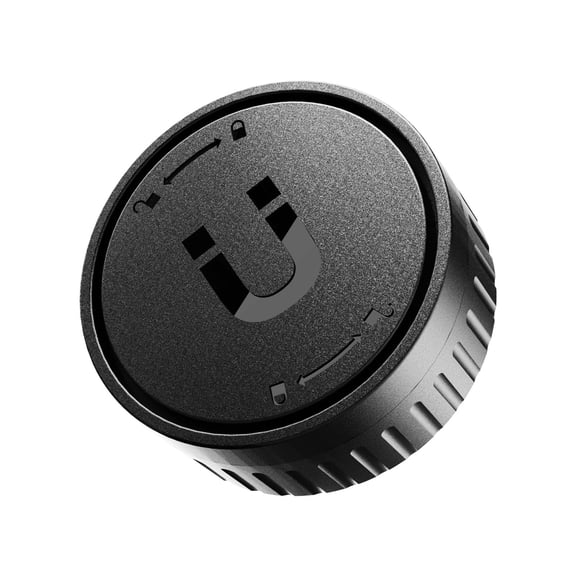 WXM Airtag Holder Ultra Magnetic for Car, Truck Waterproof & Shatterproof Minimalist Design, Strong(Magnetic Single Black)