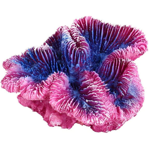 Holzlrgus 1Pc of Polyresin Coral Ornaments, Aquarium Coral Decor 4 7/10" x 1 9/10" x 4 7/10" for Fish Tank Aquarium Decoration