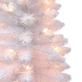 thumbnail image 3 of 3 ft Pre-lit White Tree 97 Tips 50 UL Clear Incandescent Lights Burlap Base, 3 of 3