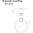 thumbnail image 2 of ZLINE ELD-TRNG-PG  Towel Ring, 2 of 2