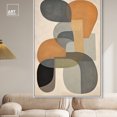 thumbnail image 3 of Ricole Modern Abstract Geometric Canvas Wall Art by Art Remedy, White Floater Frame, 45"x30", 3 of 7