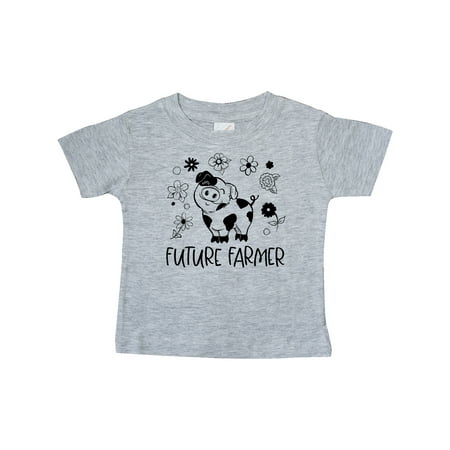 

Inktastic Future Farmer Cute Pig and Flowers Gift Baby Boy or Baby Girl T-Shirt