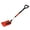 Red+Black, variant on Large Capacity Aluminum Snow Shovel with Ergonomic T-Grip, 8.5 Inch Wide Blade for Quick Snow Removal from Driveways, Gardens, Cars, and Camping Trips