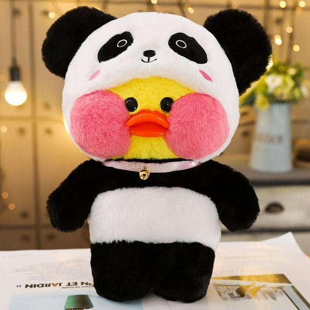 GXYMF 30cm Kawaii Lalafanfan Pato de Peluche de Juguete Animales de Peluche Pato Amarillo Juguetes para niñas niños Regalo Panda panda panda Xishao Juguetes
