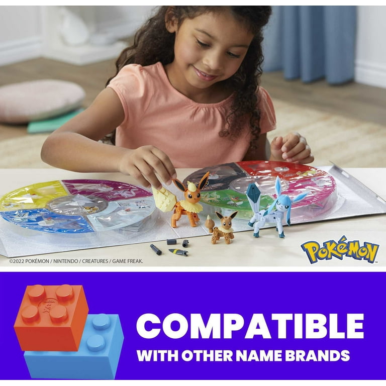 Mega Pokémon Jumbo Eevee Toy Building Set, 11 inches Tall,  poseable, 824 Bricks and Pieces, for Boys and Girls, Ages 6 and up​ : Toys  & Games