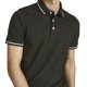 thumbnail image 5 of JACK&JONES polos hombre, pack de 2 - JJEPAULOS POLO 2PK, manga corta, color liso, algodón Negro/Azul oscuro M (Medium), 5 of 7
