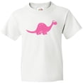 thumbnail image 3 of Inktastic Pink Dinosaur Youth T-Shirt, 3 of 5