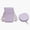 Purple, variant on Leather Small Phone Wallet Crossbody Bag – Trendy Mobile Phone Bag with Shoulder Strap, Multi-Functional Wallet Set for Ladies