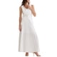 thumbnail image 4 of INSPIRE CHIC Conjunto de 2 Piezas para Mujeres, Top Sin Mangas con Escote en V y Falda Larga Plisada de Verano XL Blanca, 4 of 6